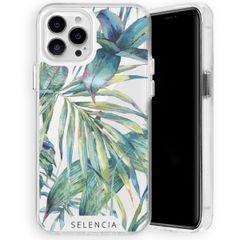 Selencia Zarya Fashion-Backcover mit zuverlässigem Schutz Apple iPhone 13 Pro Max - Green Jungle Leaves