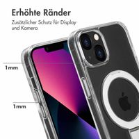 Accezz Ring Stand Backcover mit MagSafe iPhone 13 - Transparent