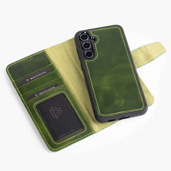 Wachikopa Magic Klapphülle 2-in-1 für das Samsung Galaxy S24 - Forest Green