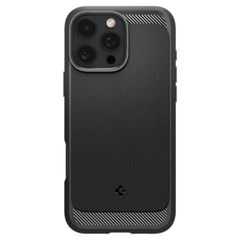 Spigen Rugged Armor Backcover MagSafe für das iPhone 16 Pro Max - Matte Black