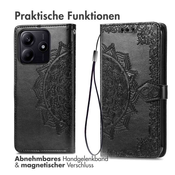 imoshion Mandala Klapphülle Xiaomi Redmi Note 14 (5G) - Schwarz