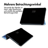 imoshion Trifold Klapphülle Apple iPad 11 (2025) 11 Zoll A16 / iPad 10 (2022) 10.9 Zoll - Hellblau