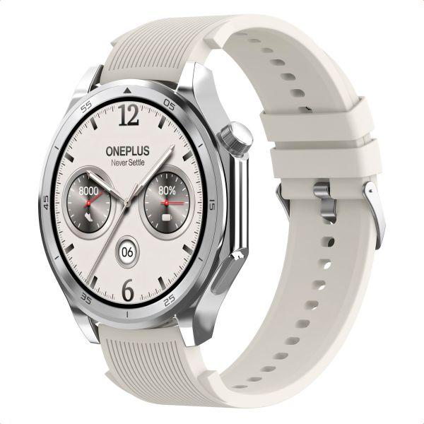 imoshion Silikonband für das OnePlus Watch 3 / 2 / 2R / Oppo Watch X2 / X - Beige