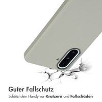 Accezz MagSafe Leather Backcover Samsung Galaxy A36 / A56 - Light Grey