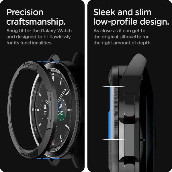 Spigen Chrono Shield für die Samsung Galaxy Watch 4 Classic - 46 mm - Schwarz