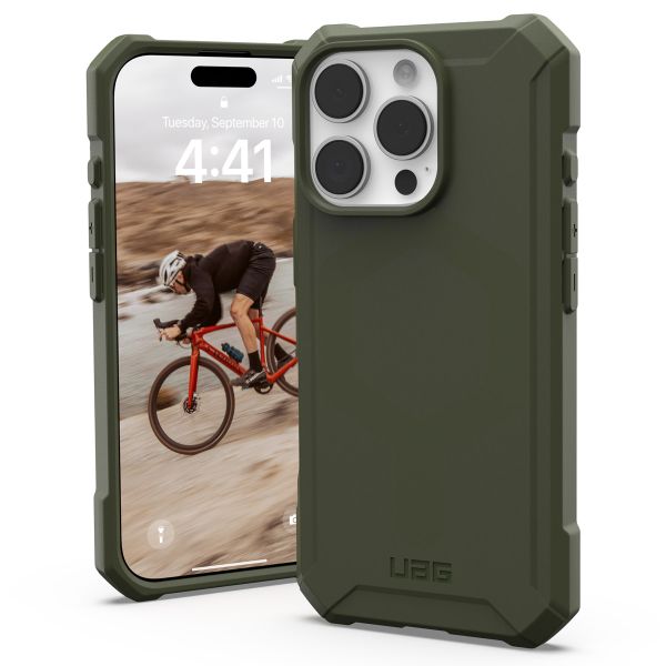 UAG Essential Armor MagSafe für das iPhone 16 Pro - Olive Drab