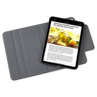 Pipetto Origami No5 Rotating Folio Case Apple iPad Air 11 Zoll (2025) M3 / (2024) M2 / Air 5 (2022) / Air 4 (2020) - Schwarz