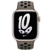 Apple Nike Sport Armband für das  Apple Watch Series 1 t/m 9 / SE (38/40/41 mm) | Series 10 / 11 (42 mm) - Olive Grey / Black