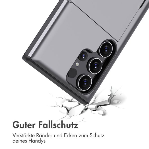 imoshion Backcover mit Kartenfach Samsung Galaxy S24 Ultra - Grau