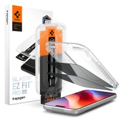 Spigen GLAStR Privacy EZ Fit Displayschutzfolie + Applicator - 2er-Pack Apple iPhone 18 Pro Max
