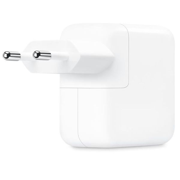Apple Original Dual-USB-C-Netzteil 35 W + 2x Original USB-C-zu-USB-C-Ladekabel 60 W - 1 Meter - Weiß