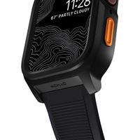 Nomad Robustes Gehäuse für die Apple Watch Series 4-9 / SE – 44/45 mm – Schwarz