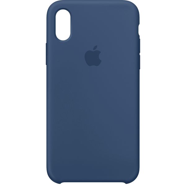 Apple Silikon-Case für das iPhone X - Blue Cobalt