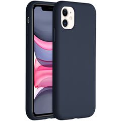 Accezz Liquid Silikoncase Apple iPhone 11 - Dunkelblau
