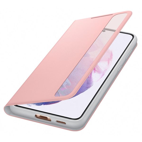 Samsung Original Clear View Cover Klapphülle für das Galaxy S21 Plus - Rosa