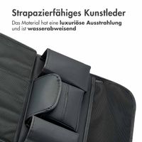 imoshion Luxuriöser Autositz-Organizer - Tablethalter Auto - 7 Aufbewahrungsfächer - Schwarz