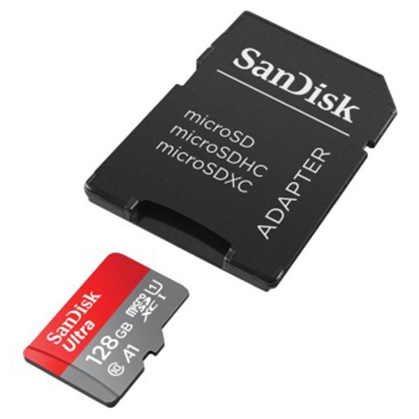 SanDisk microSD Ultra - 128GB - inklusive SD Adapter - Full HD