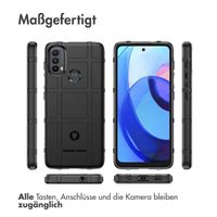 imoshion Rugged Shield Backcover Motorola Moto E20 / E30 / E40 - Schwarz