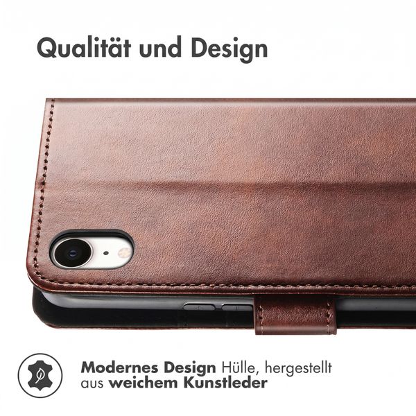 imoshion Luxuriöse Klapphülle Apple iPhone Xr - Dunkelbraun