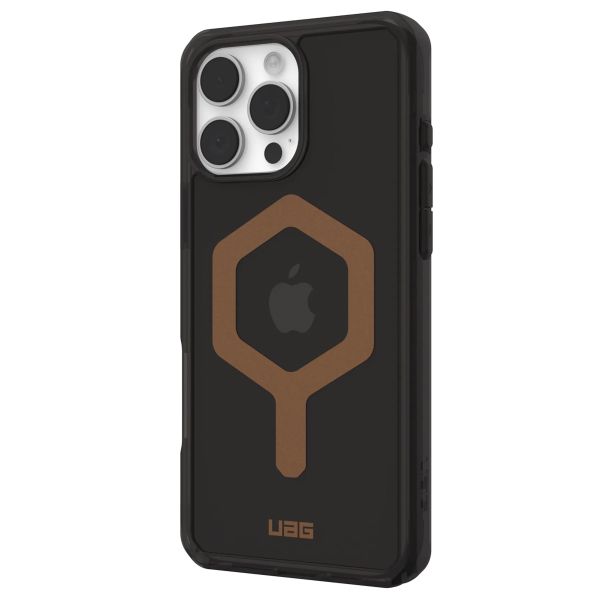 UAG Plyo Backcover MagSafe für das iPhone 16 Pro Max - Black / Bronze