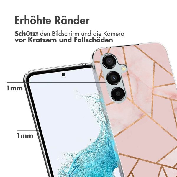 imoshion Design Hülle für das Samsung Galaxy A54 (5G) - Pink Graphic