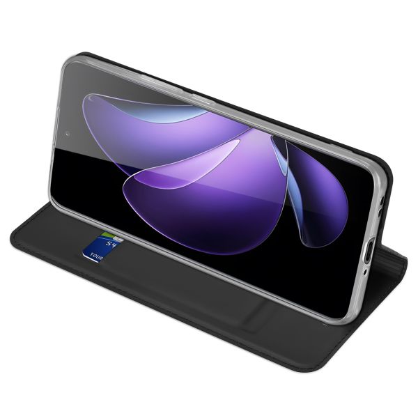 Dux Ducis Slim TPU Klapphülle für das Oppo Reno 13 Pro - Schwarz