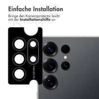 imoshion 2er-Pack Objektivschutz für Kamera für das Samsung Galaxy S25 Ultra - Titanium Black
