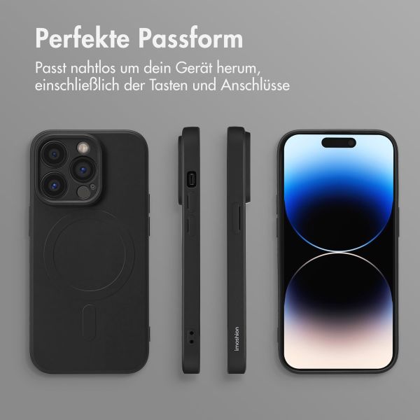 imoshion Color Back Cover mit MagSafe Apple iPhone 14 Pro - Schwarz