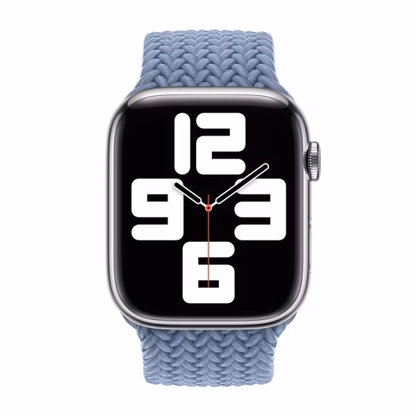 Apple Geflochtenes Solo Loop für das  Apple Watch | 38/40/41/42 mm - Größe 2 - Slate Blue