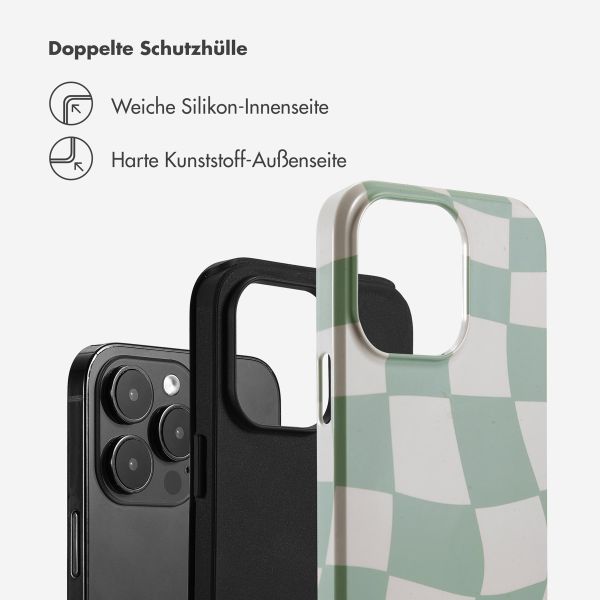 Selencia Vivid Back Cover iPhone 14 Pro Max - Groovy Sage Green