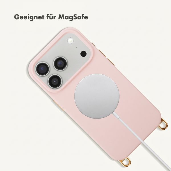Selencia Rivièra Backcover mit MagSafe mit abnehmbaren Haken Apple iPhone 17 Pro Max - Sorbet Pink