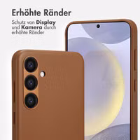 Accezz MagSafe Leather Backcover Samsung Galaxy S24 Plus - Sienna Brown