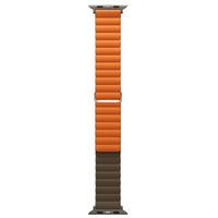 Uniq Revix Premium Edition doppelseitiges Armband für das  Apple Watch Series 1 t/m 11 / SE / Ultra (44/45/46/49 mm) - Saffron Orange / Khaki