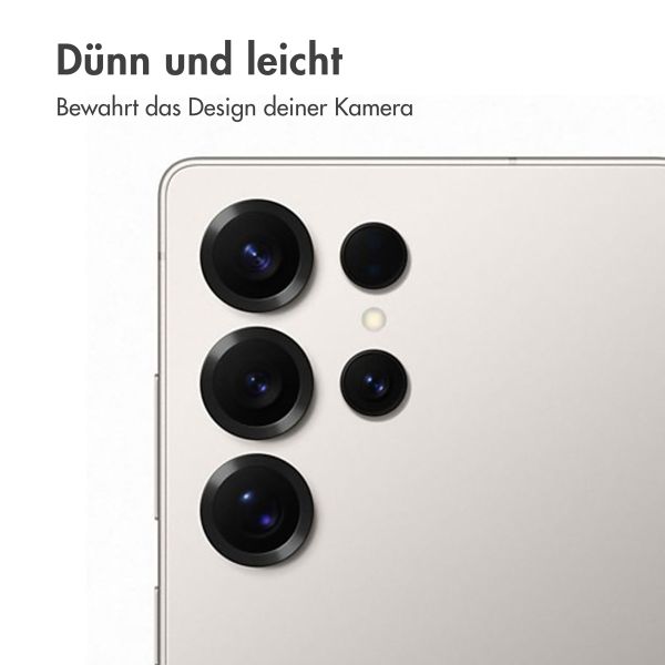 imoshion 2er-Pack Objektivschutz für Kamera für das Samsung Galaxy S25 Ultra - Titanium Gray