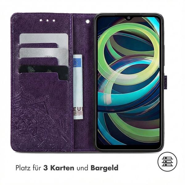 imoshion Mandala Klapphülle Xiaomi Redmi A3 - Violett
