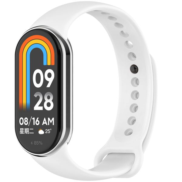 imoshion Silikon Sportarmband für Xiaomi Smart Band 8 / 9 - Weiß