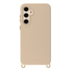 Selencia Rivièra Backcover mit MagSafe mit abnehmbaren Haken Samsung Galaxy S23 FE - Milky Latte