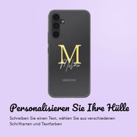 Personalisierte Hülle mit Namen iPhone 15 - Transparent