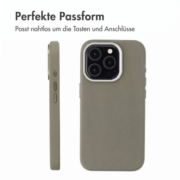 Accezz Mesh Backcover mit MagSafe Apple iPhone 16 Pro - Dunkelgrau