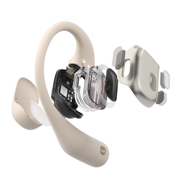 Shokz OpenFit - Kabellose Ohrhörer - Open-Ear - Beige