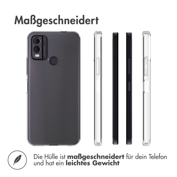 Accezz TPU Clear Cover für das Nokia C32 - Transparent