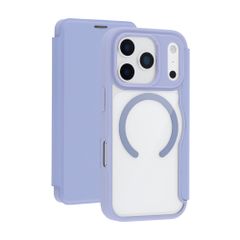imoshion Transparente Bookcase mit MagSafe Apple iPhone 17 Pro Max - Lila