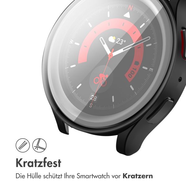 imoshion Full Cover Hard Case für das Samsung Galaxy Watch 6 44 mm - Schwarz