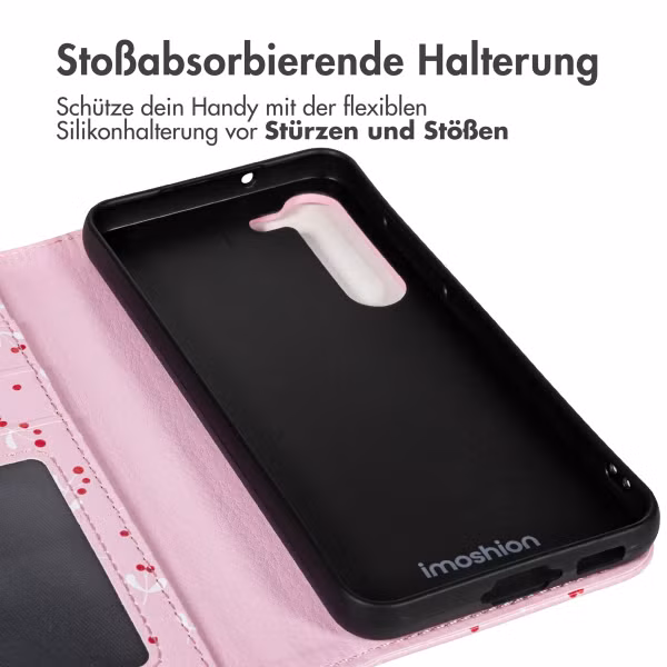 imoshion Design Klapphülle Samsung Galaxy S23 - Blush Berries