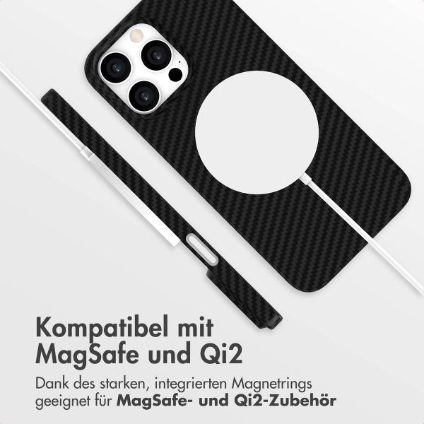 Accezz MagSafe Kevlar Hülle Apple iPhone 16 Pro Max - Schwarz