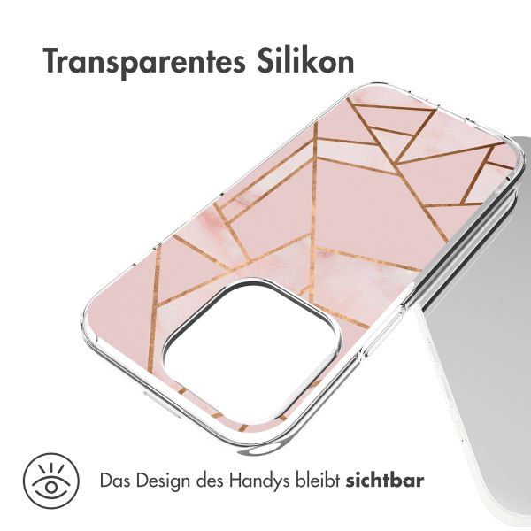 imoshion Design Hülle für das iPhone 14 Pro - Pink Graphic