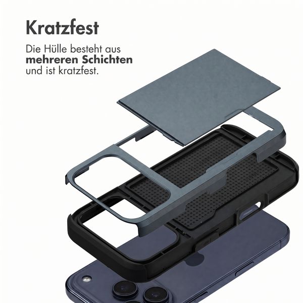 imoshion Backcover mit Kartenfach Apple iPhone 18 Pro / 17 Pro - Dunkelblau