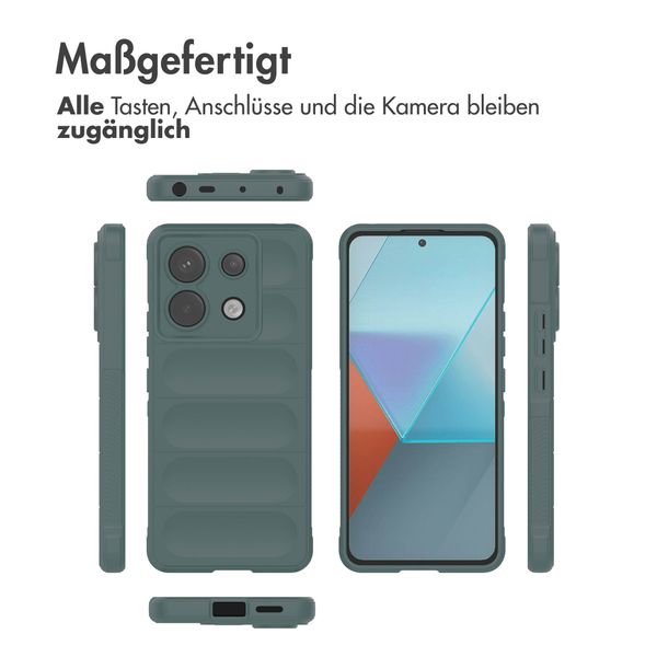 imoshion EasyGrip Back Cover für das Xiaomi Redmi Note 13 Pro (5G) - Dunkelgrün