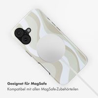 Selencia Vivid Rückabdeckung mit MagSafe Apple iPhone 17 - Desert Waves Beige