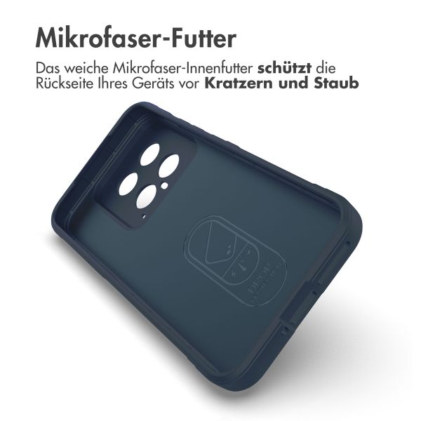 imoshion EasyGrip Back Cover für das Xiaomi 14 - Dunkelblau